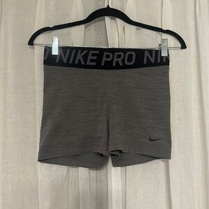 gray nike pros